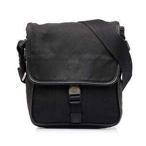 Prada Tessuto Buckle Messenger Bag